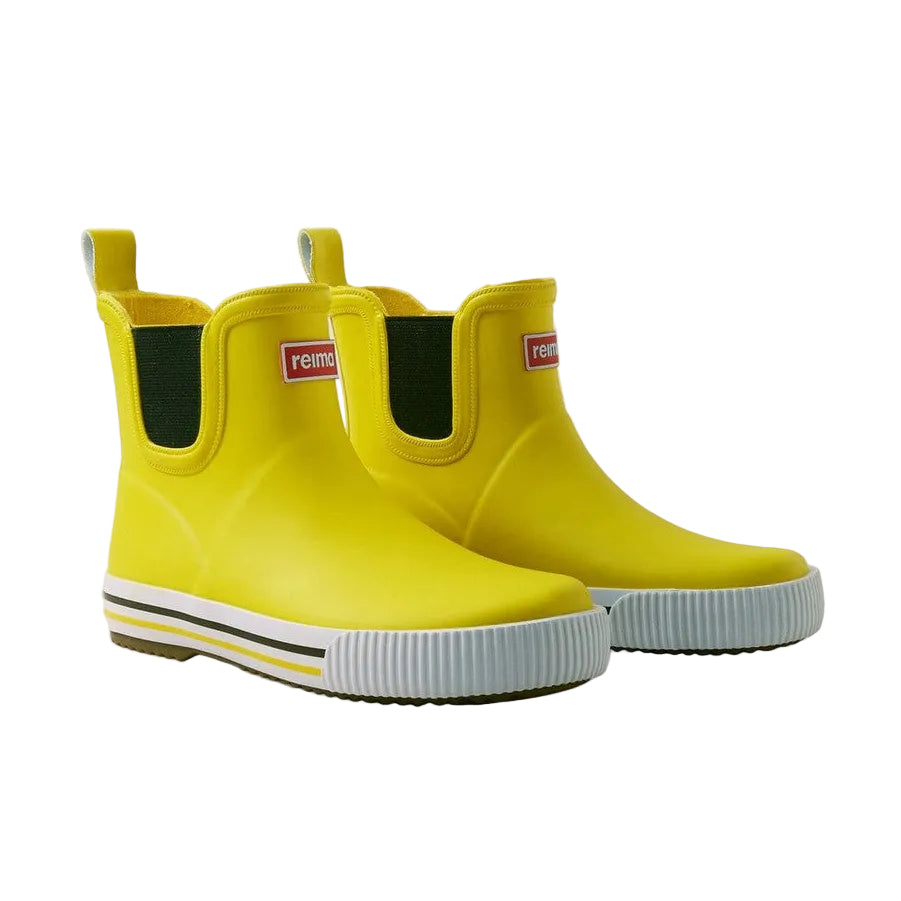 Kids Waterproof Ankles Rain Boots - Easy Slip On | Reima #color_yellow