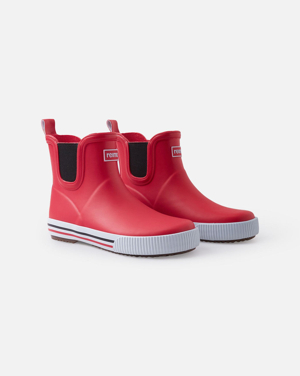 Kids Waterproof Ankles Rain Boots - Easy Slip On | Reima #color_red