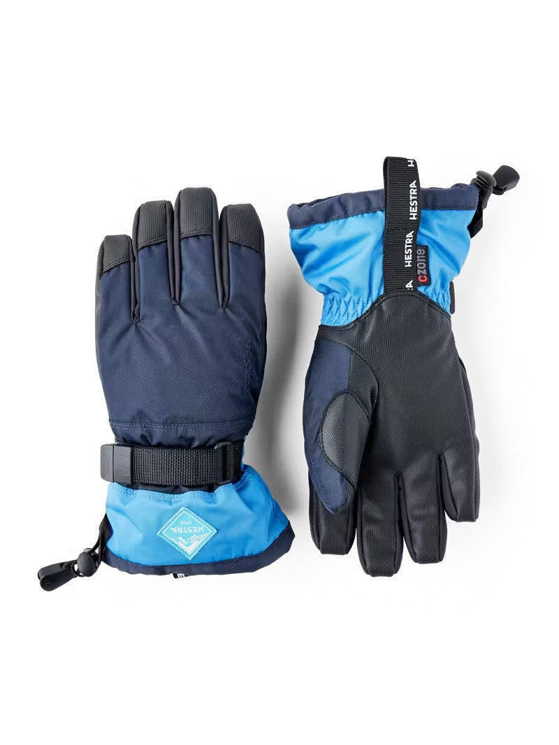 kids-cold-weather-gauntlet-czone-jr-glove-hestra | #color_dark-navy/sky-blue