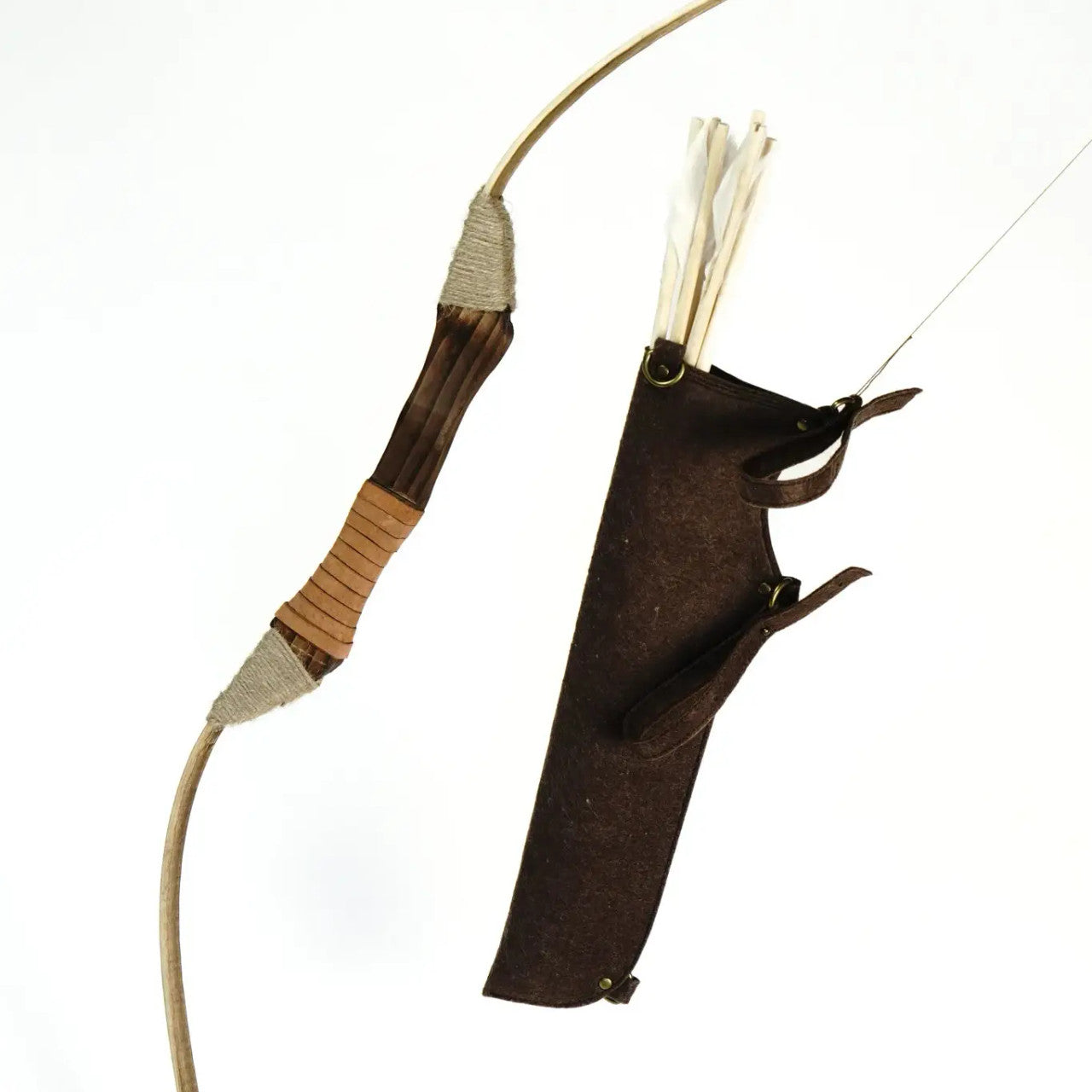 Childrens Wooden Toy Bow and Arrow