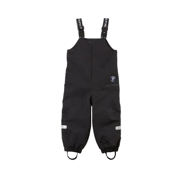 Kids Waterproof Eco Bib Shell Pants | Polarn O. Pyret | #color_black