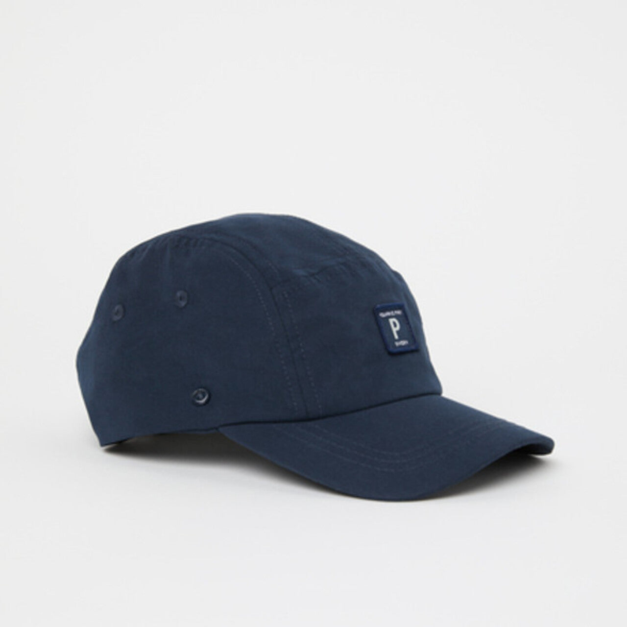 Kids Fold Away Eco Flap Sun Hat | Polarn O. Pyret #color_dark-sapphire