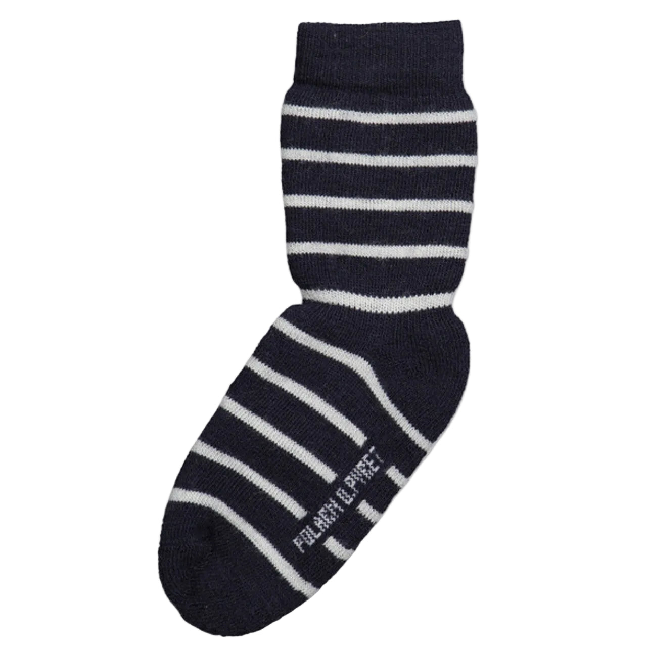 Kids Wool Terry Striped Socks | Polarn O. Pyret | #color_dark-sapphire