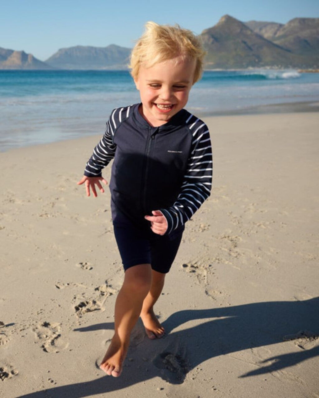 Kids UV Eco Zip Top Rash Guard | Polarn O. Pyret