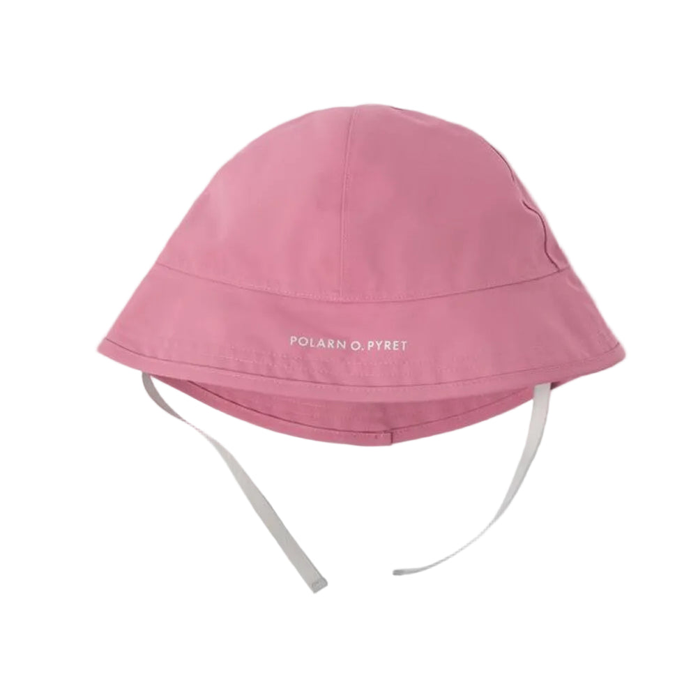 Kids Waterproof Wide Brim Rain Hat - 2 | Polarn O. Pyret | #color_heather-rose
