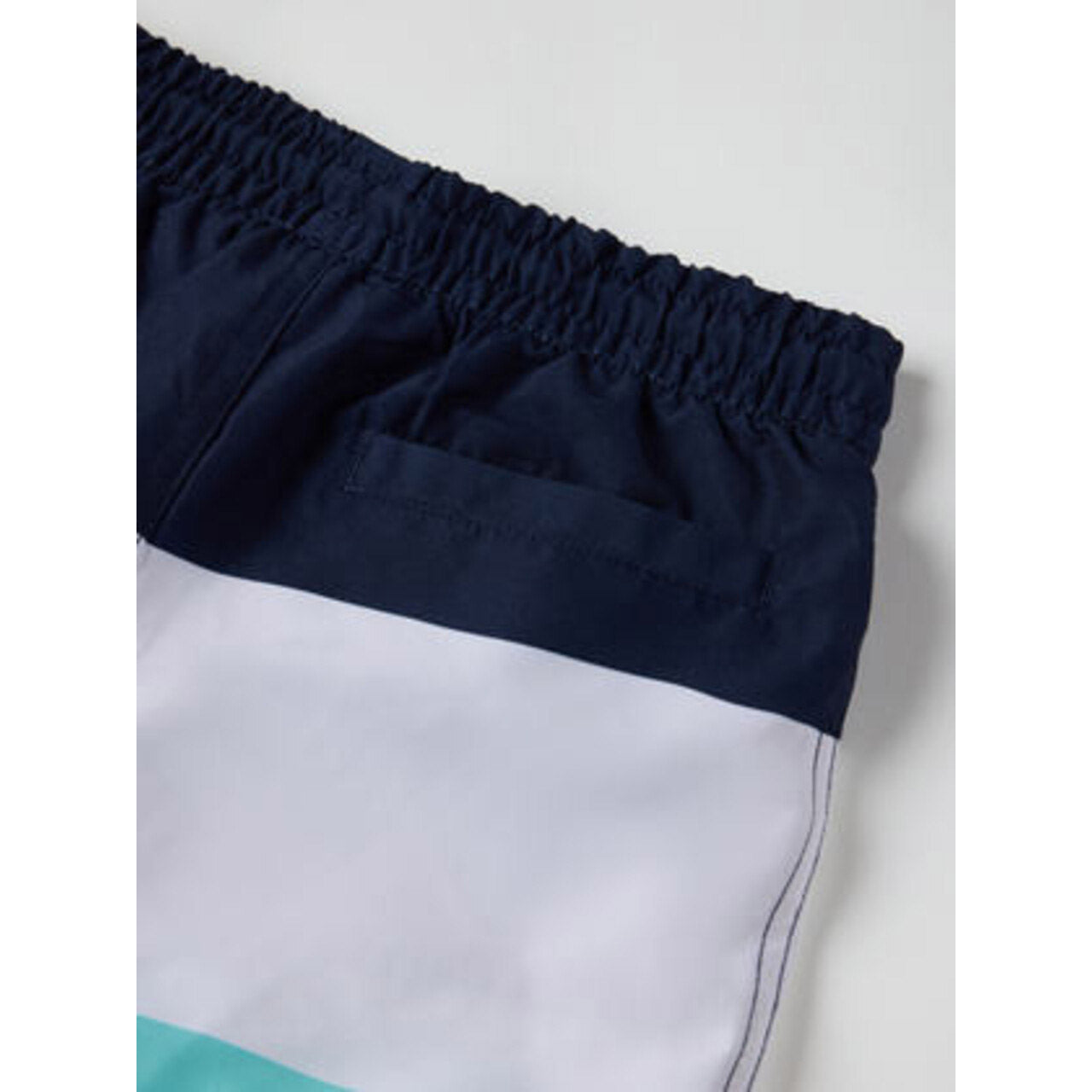 Kids Board Shorts - Block Stripe Print | Polarn O. Pyret |