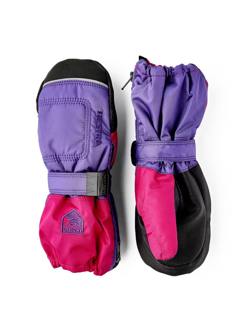 kids-water-resistant-zip-long-mittens-hestra | #color_lilac-orchid