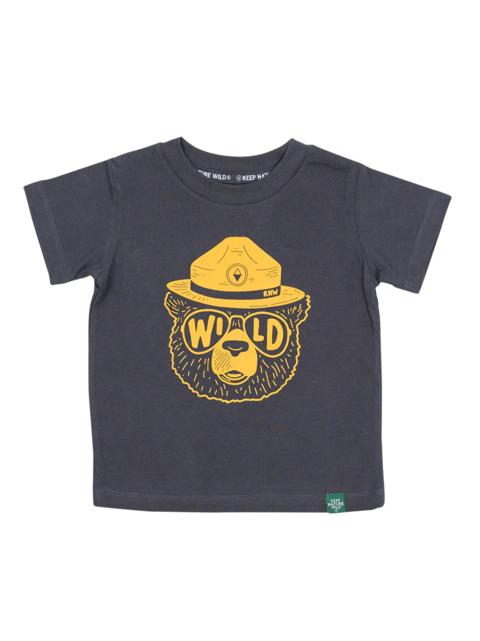 Keep Nature Wild - Wildbear T-shirt #color_coal