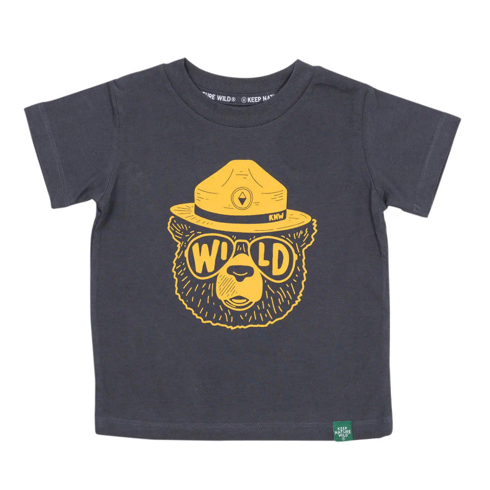 Keep Nature Wild - Wildbear T-shirt #color_coal