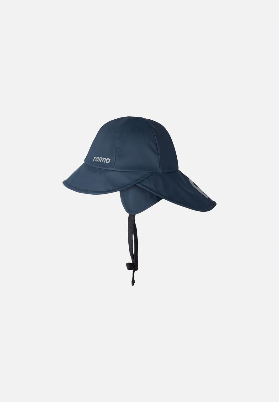 Kids Waterproof Rainy Rain Hat - Unlined, PU | Reima #color_navy