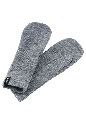 Kids Merino Wool Eino Layering Mitten | Reima #color_grey