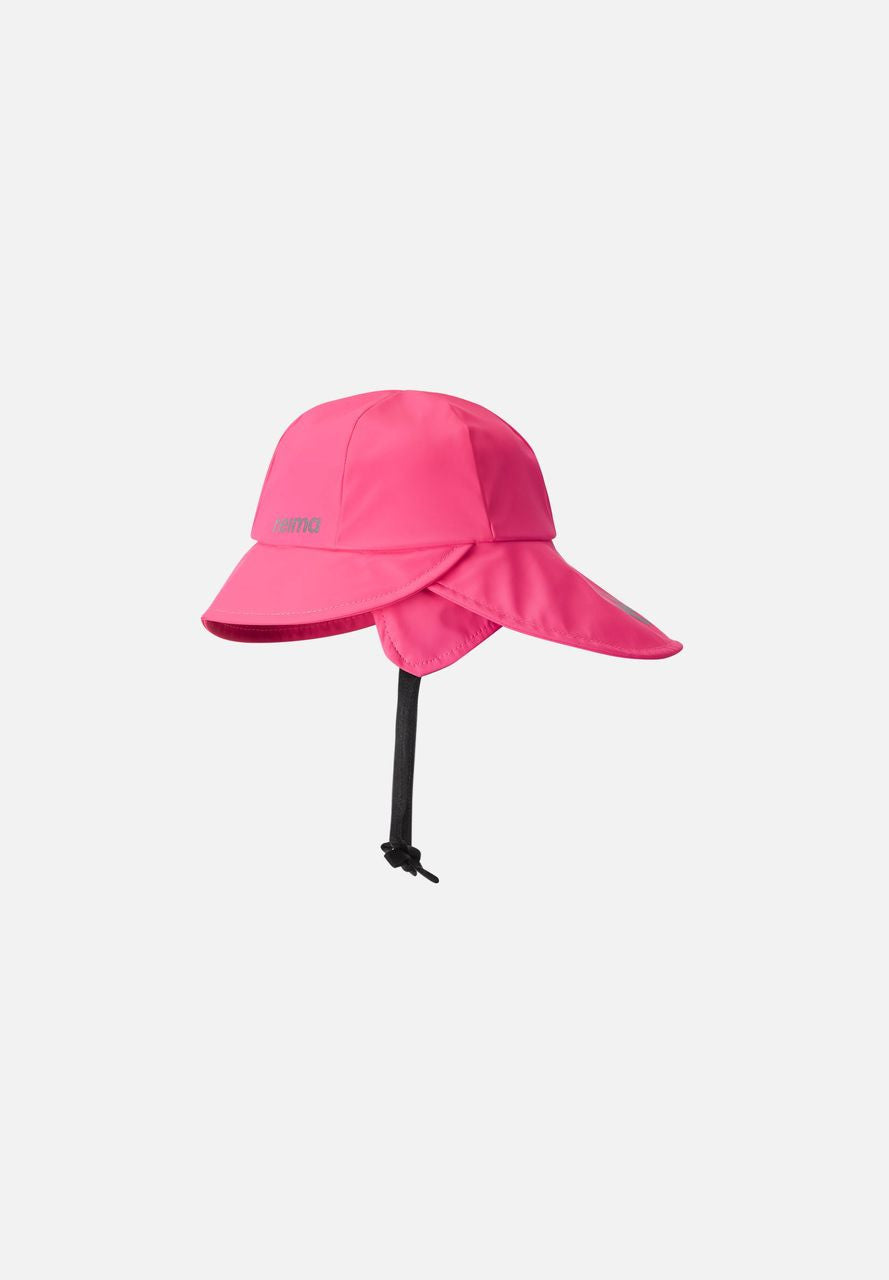 Kids Waterproof Rainy Rain Hat - Unlined, PU | Reima #color_candy-pink
