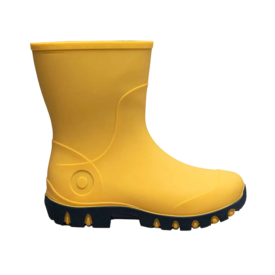 Kids Seamless Essential Mid Rain Boots | Bogs | #color_mustard