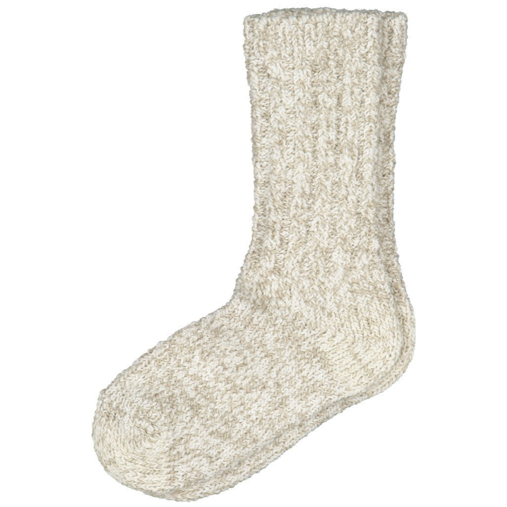 Youth Ragg Wool Socks | Polarn O. Pyret #color_ecru-melange