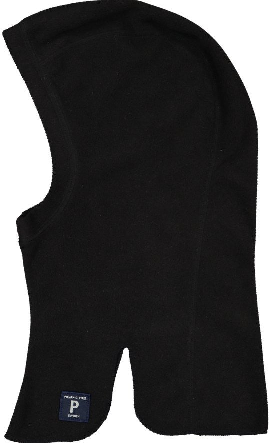 Baby Non-Pill Eco Fleece Balaclava | Polarn O. Pyret #color_black