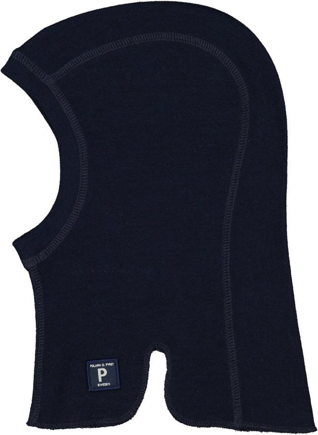 Youth Merino Wool Balaclava | Polarn O. Pyret #color_dark-sapphire
