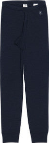 Kids and Youth Merino Wool Base Layer Pants | Polarn O. Pyret #color_navy