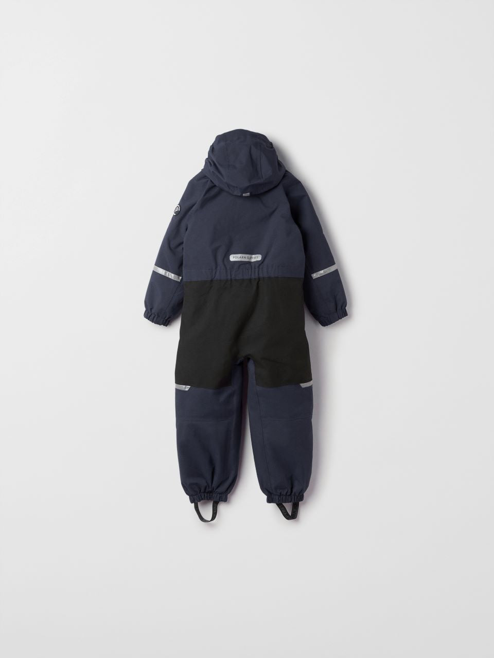 Kids Waterproof Shell Rain Suit With Removable Fleece Liner | Polarn O. Pyret #color_dark-sapphire