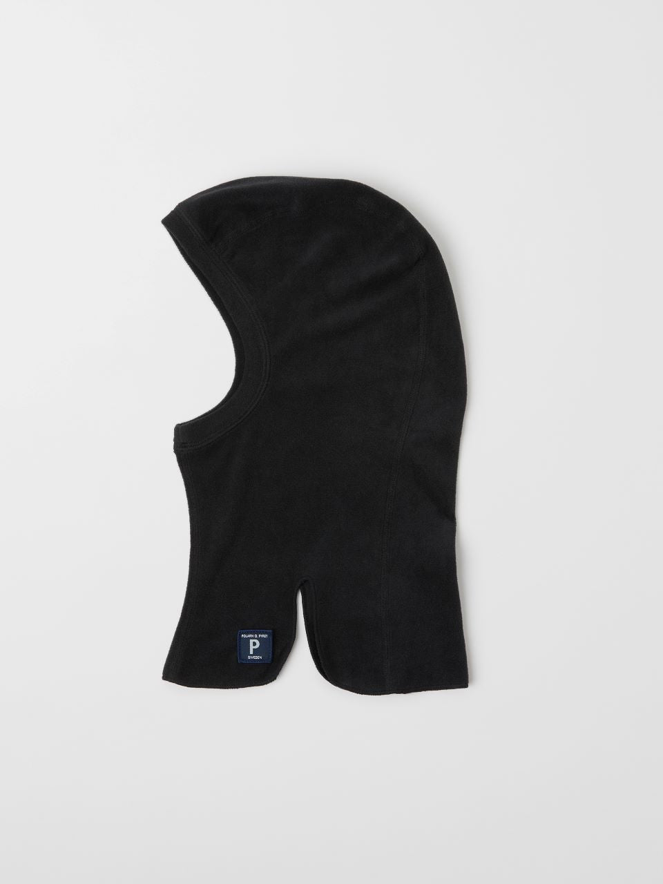 Kids Non-Pill Eco Fleece Neck Balaclava | Polarn O. Pyret #color_black