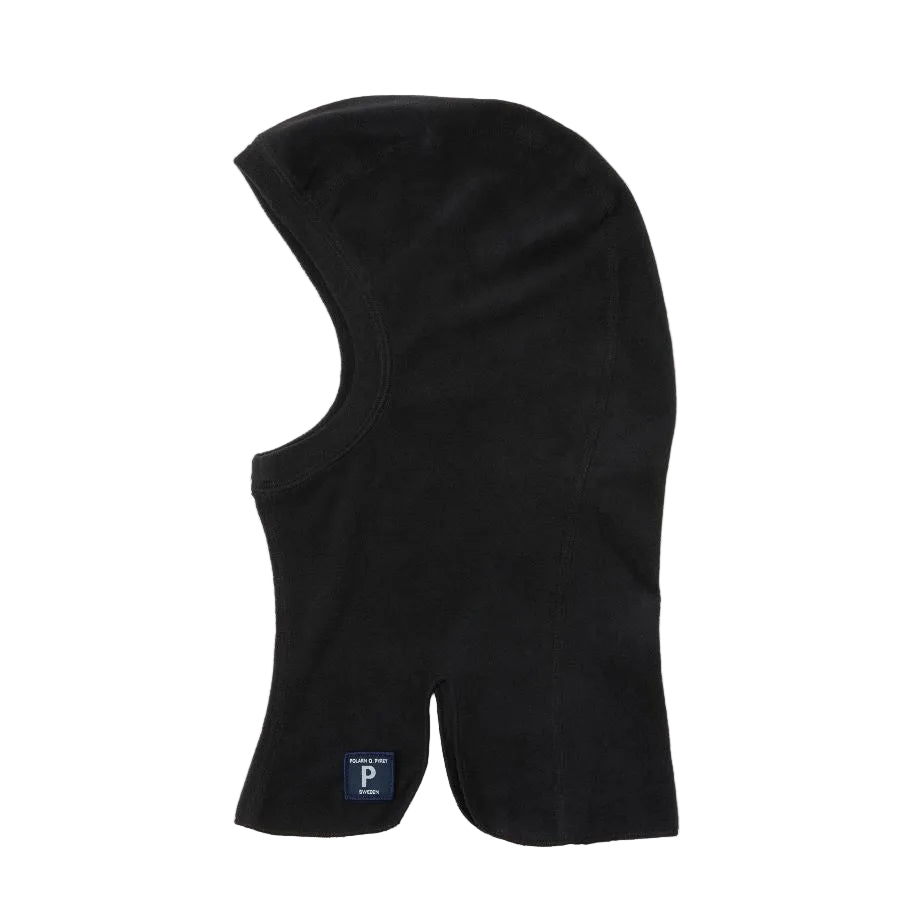 Kids Non-Pill Eco Fleece Neck Balaclava | Polarn O. Pyret #color_black