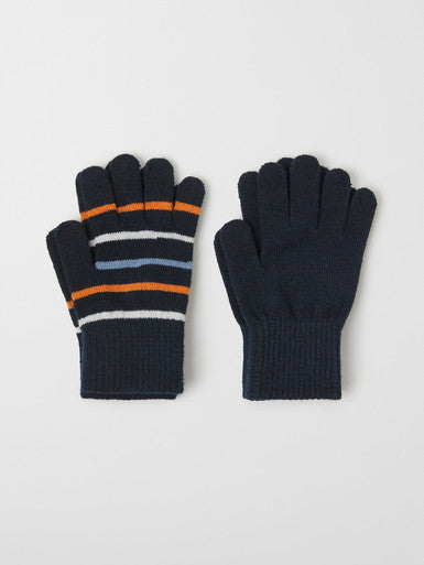 Kids 2-Pack Eco Magic Gloves | Polarn O. Pyret #color_dark-sapphire