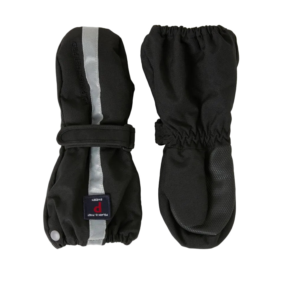 kids-waterproof-insulated-long-cuff-winter-mittens-polarn-o-pyret | #color_black