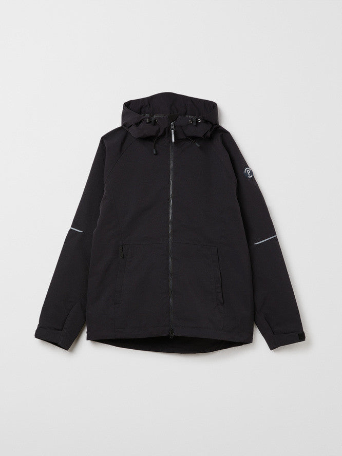 Adult Waterproof Classic Eco Shell Rain Jacket | Polarn O. Pyret #color_black
