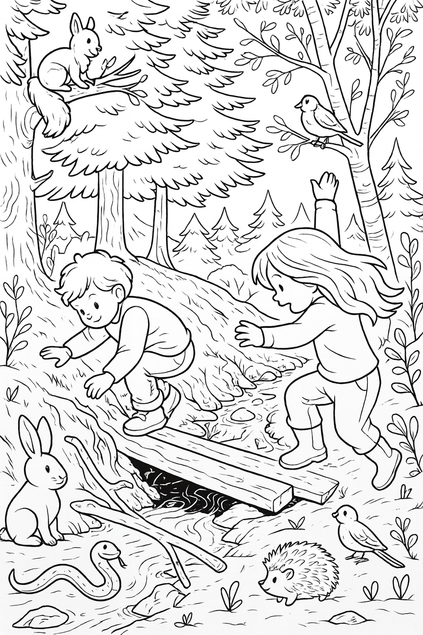 Little Explorers Nature Coloring Collection