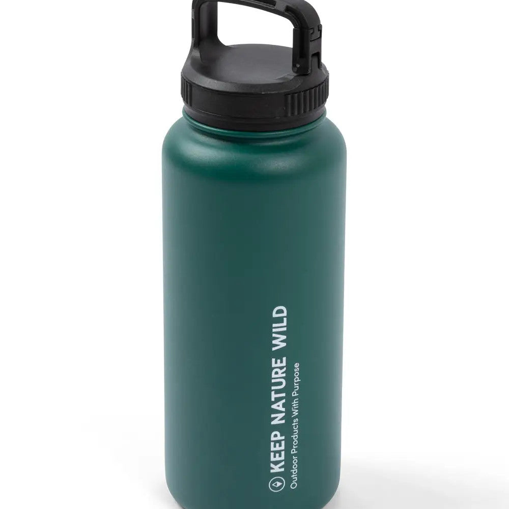 Keep Nature Wild Insulated 32oz Water Bottle with Handle Clip