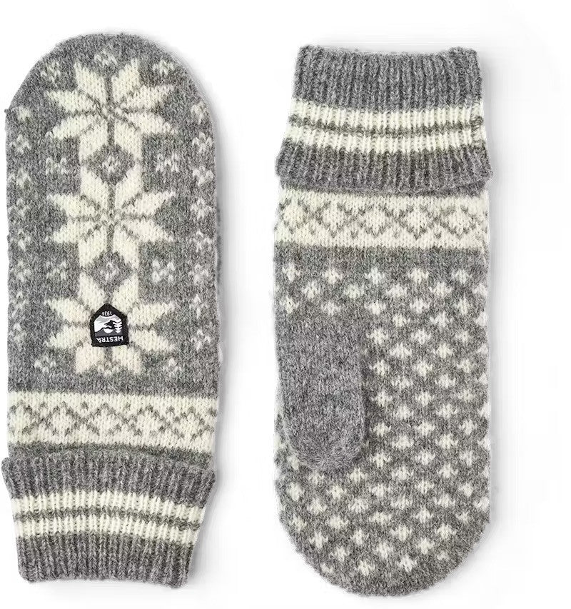 kids-nordic-jr-wool-mittens-hestra | #color_gray