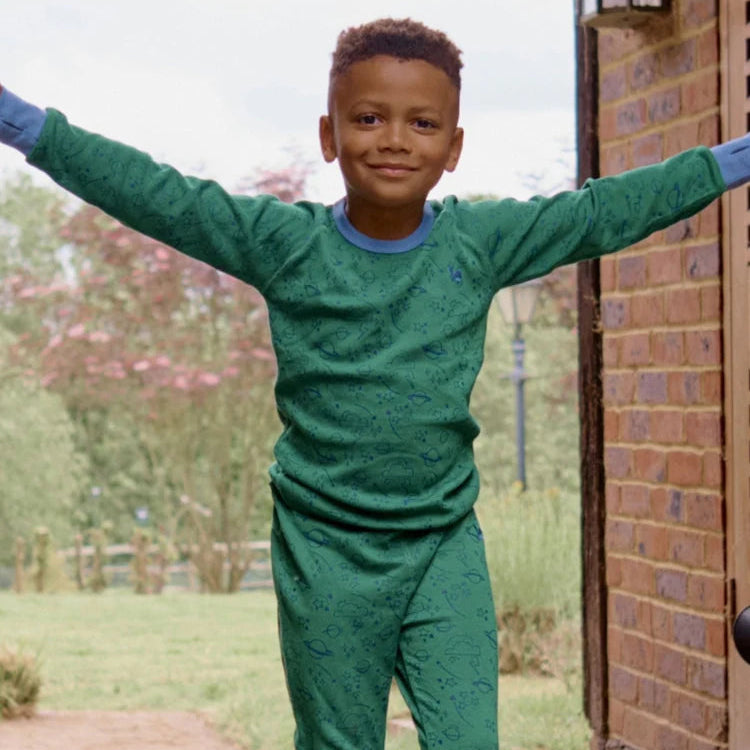 Kids Synthetic Drift Thermal Base Layer Bottom - Cotton Blend, Breathable, PJ | Muddy Puddles