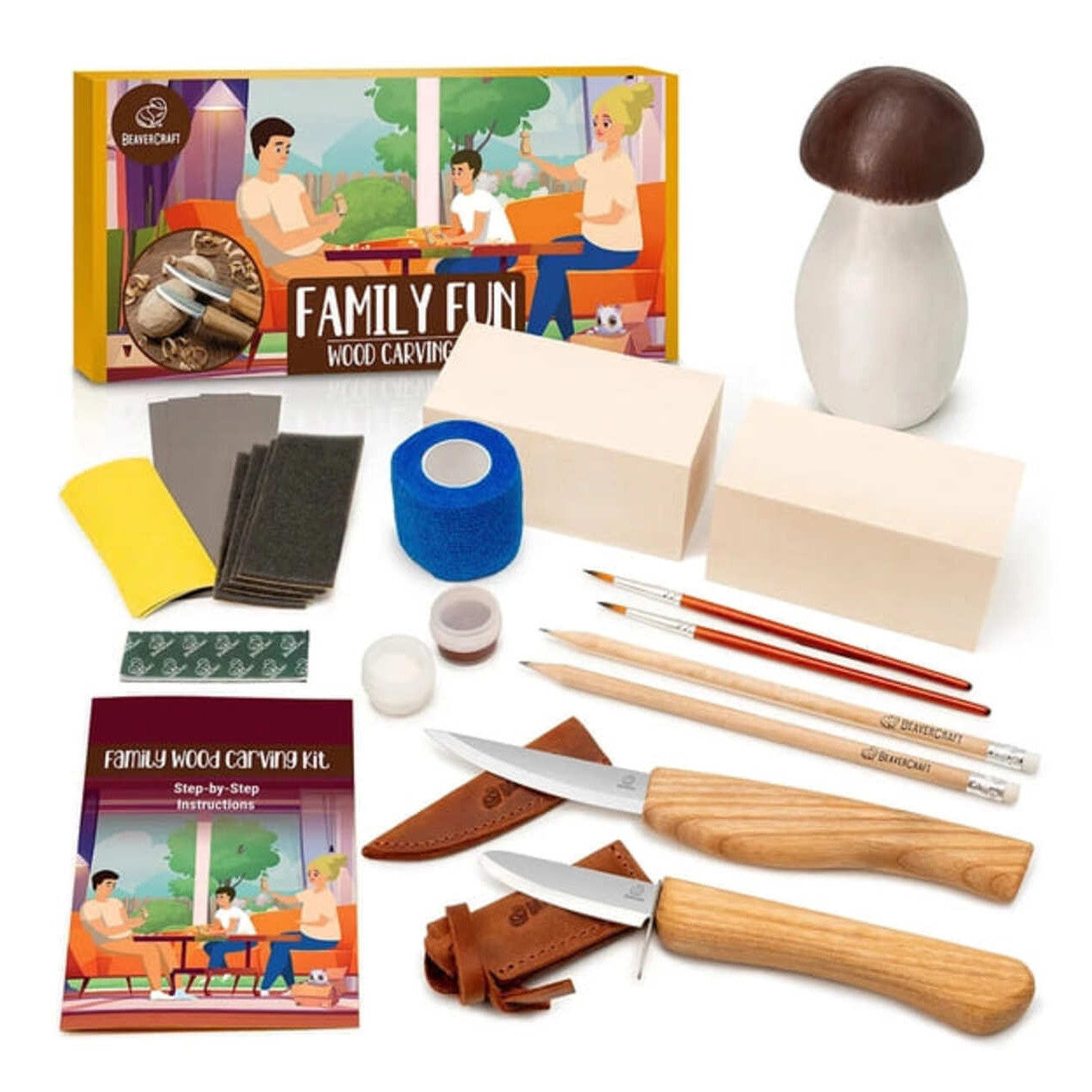 Family Fun Wood Carving Kit