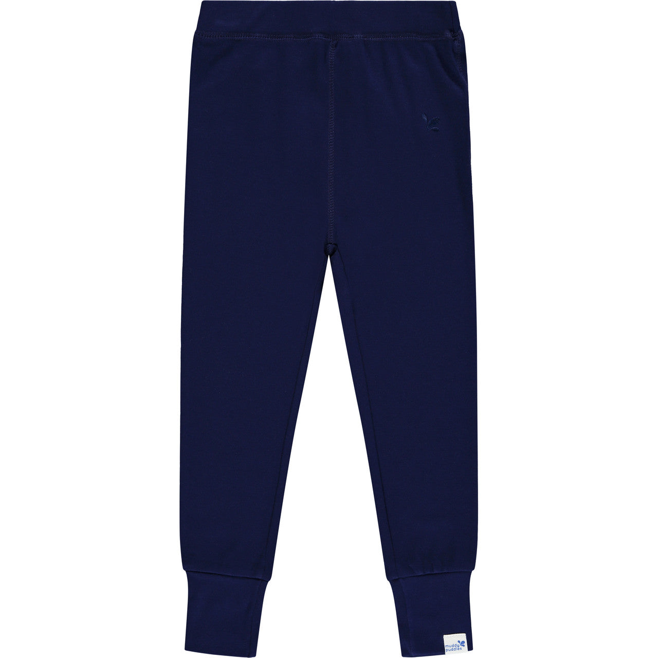 Kids Synthetic Drift Solid Layering Pant - Cotton Blend, Breathable, PJ | Muddy Puddles #color_navy