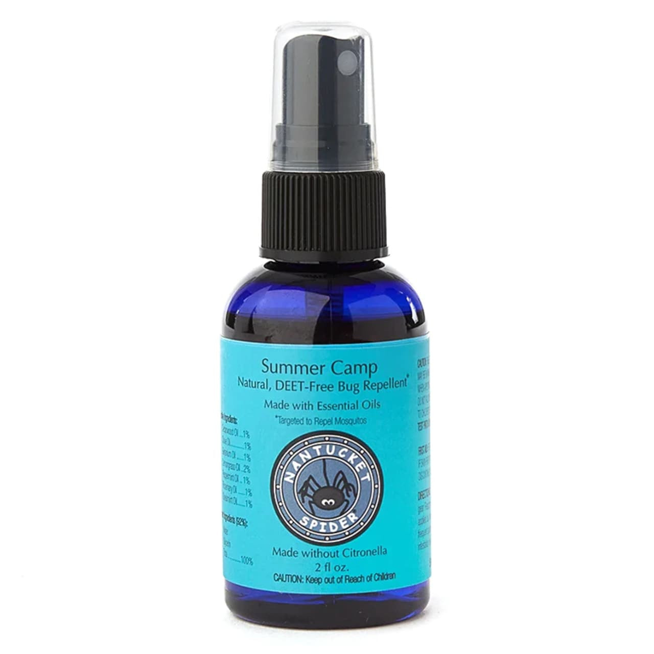 Kids Natural Bug Repellent Summer Camp Spray - Gentle yet Effective, Safe | Nantucket Spider #color_natural