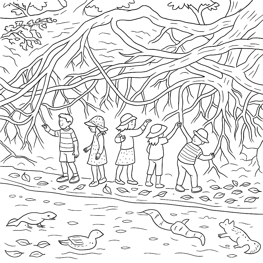 Little Explorers Nature Coloring Collection