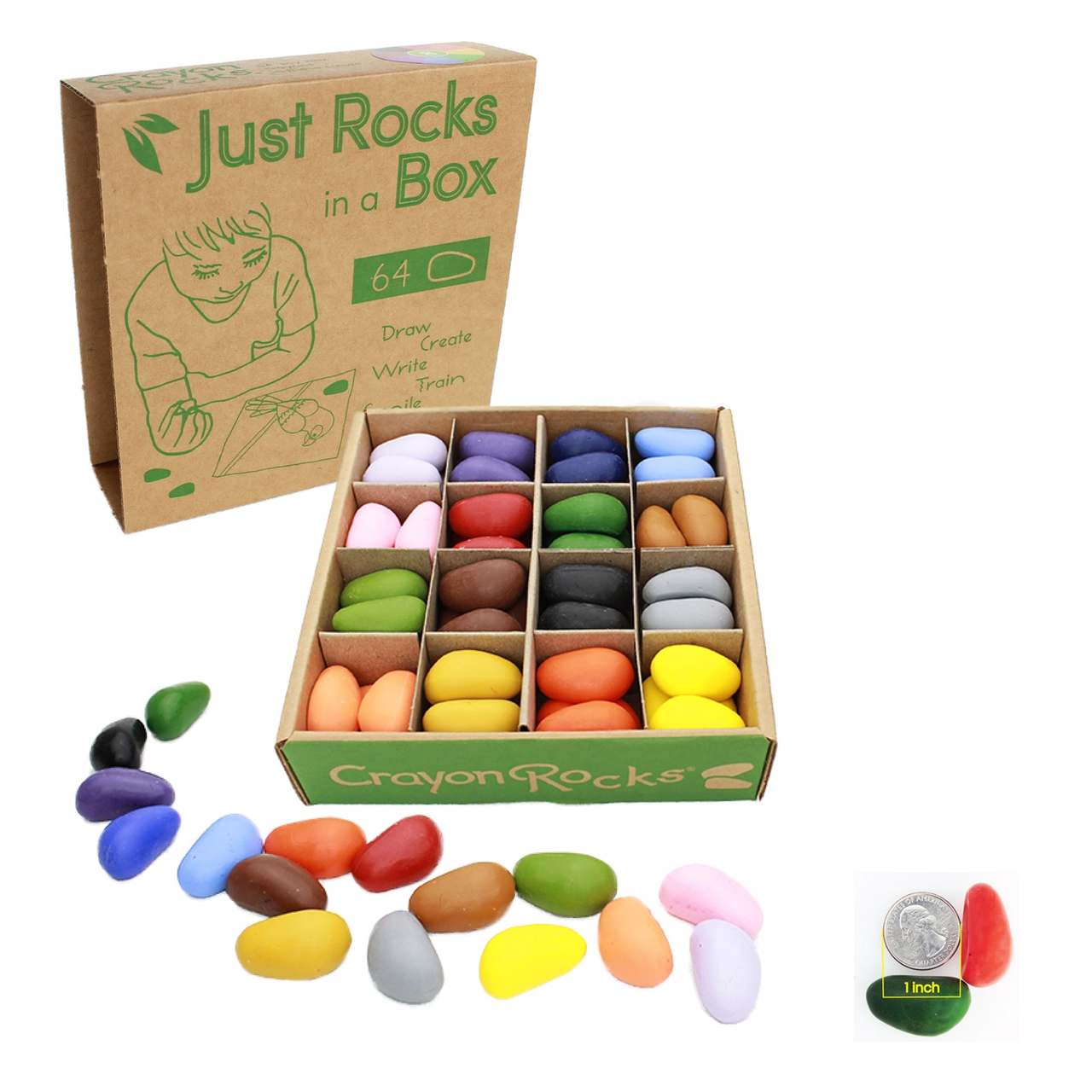 Crayon Rocks-Just Rocks in a Box