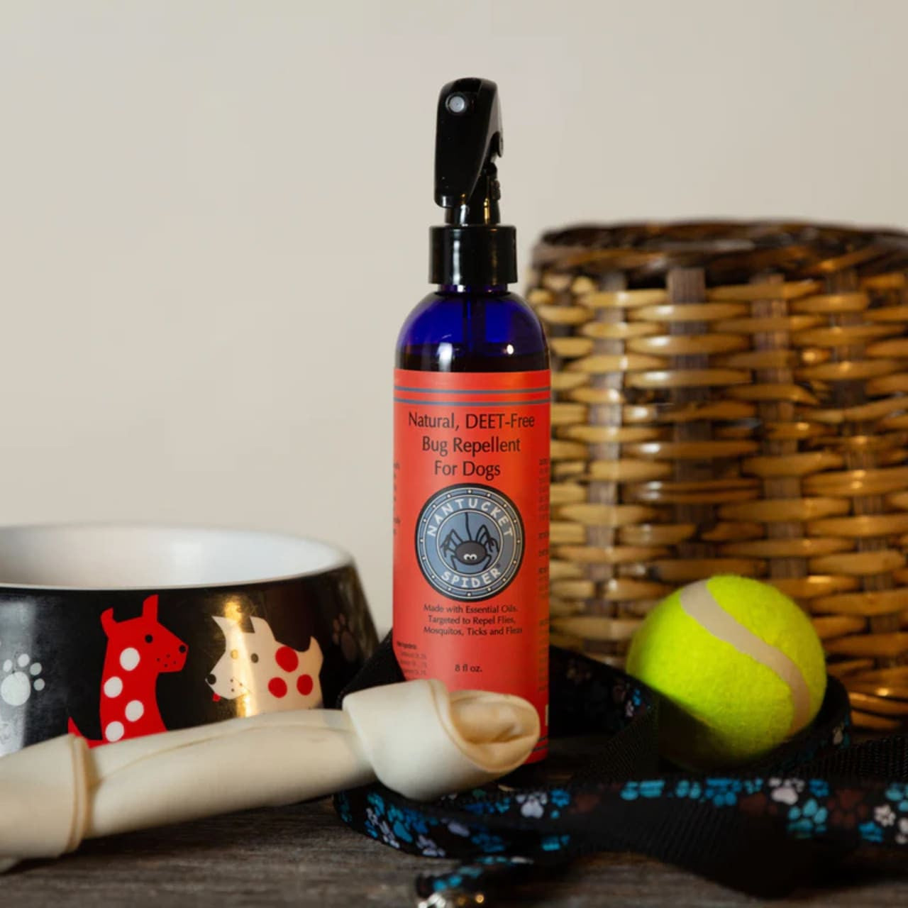 Natural Bug Repellent for Dogs Spray - Gentle yet Effective, Safe | Nantucket Spider