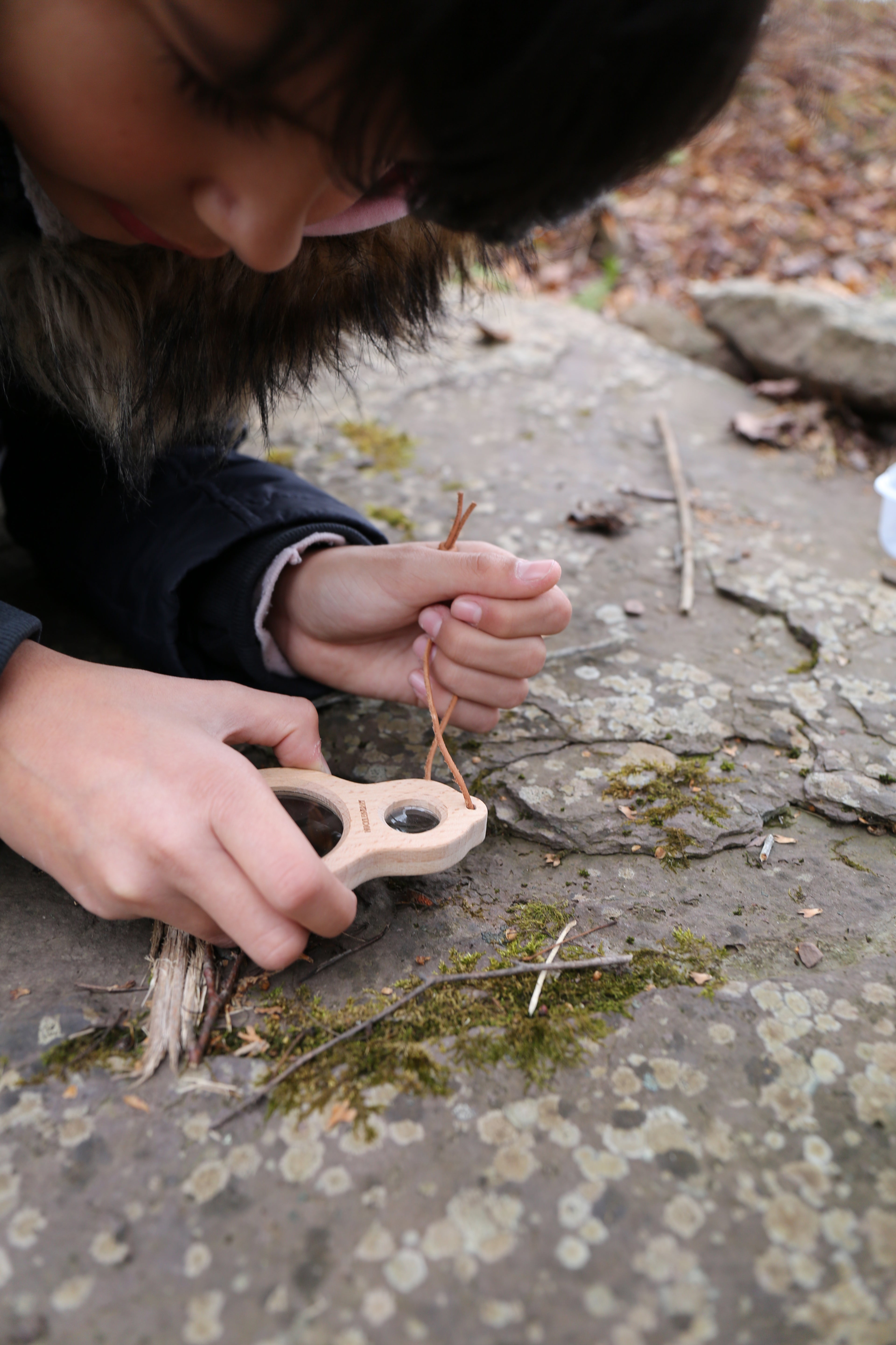 Huckleberry Dual Magnifier | 2-in-1 Magnifying Glass for Nature Exploration