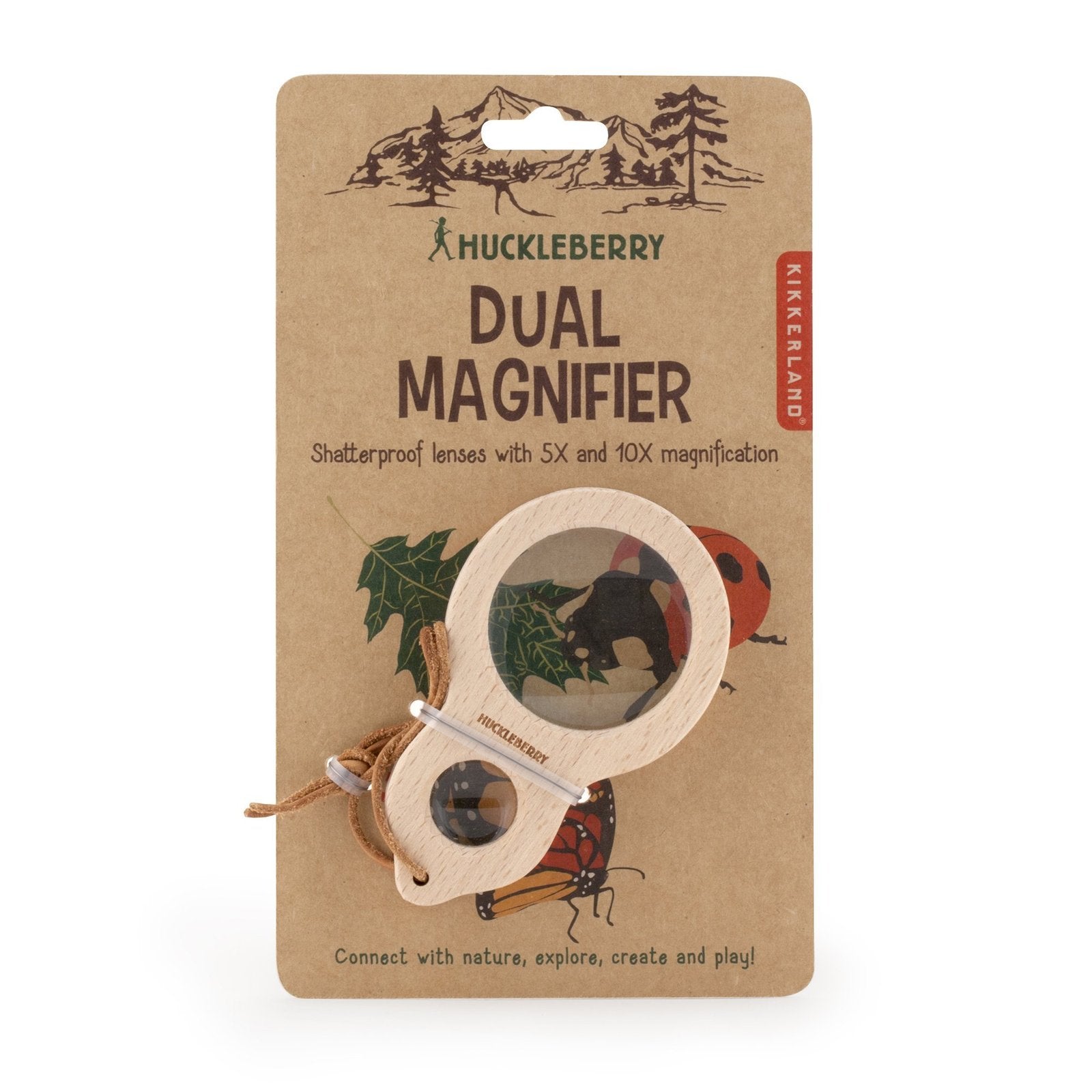 Huckleberry Dual Magnifier | 2-in-1 Magnifying Glass for Nature Exploration