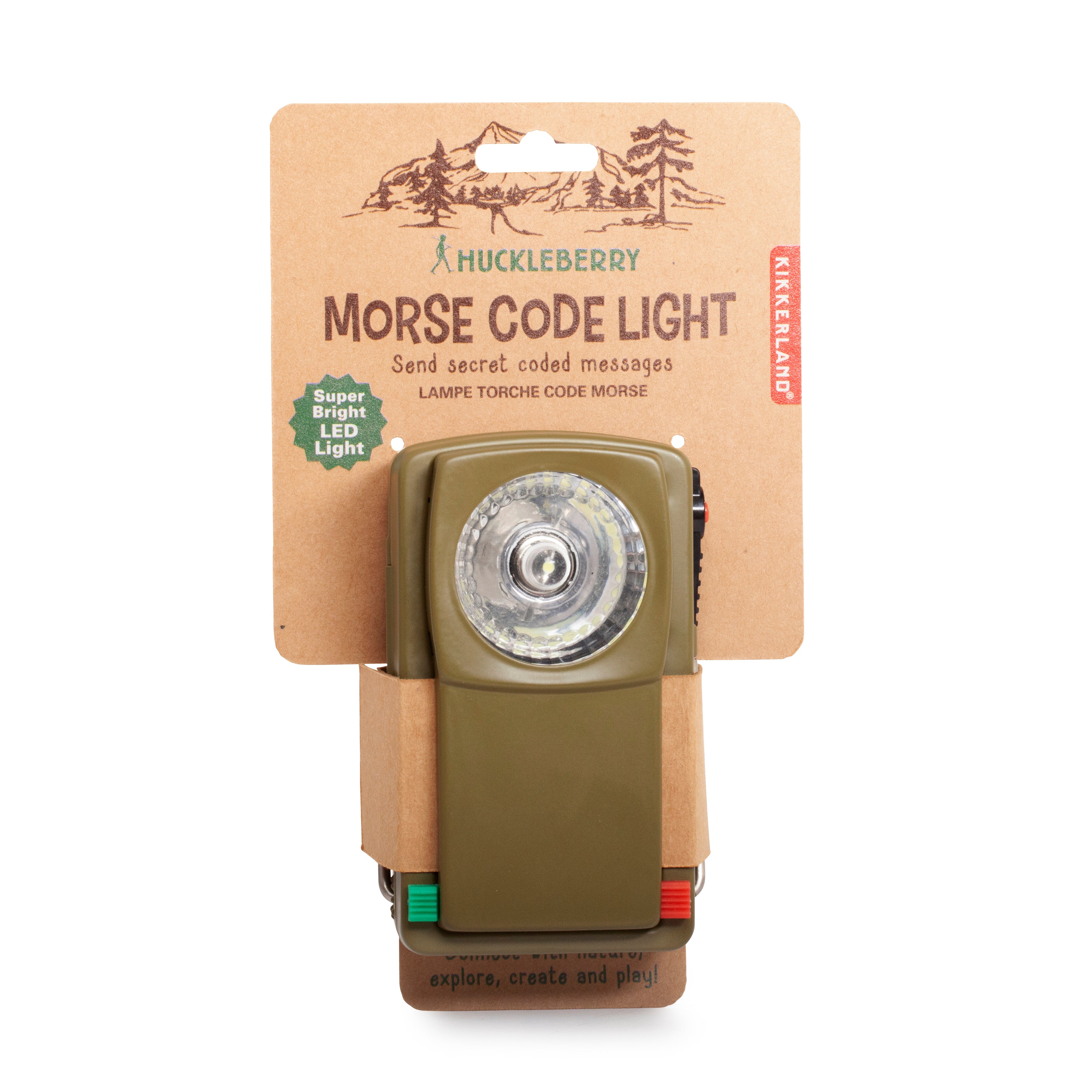 Huckleberry Morse Code Light | Learn Communication Through Outdoor Play