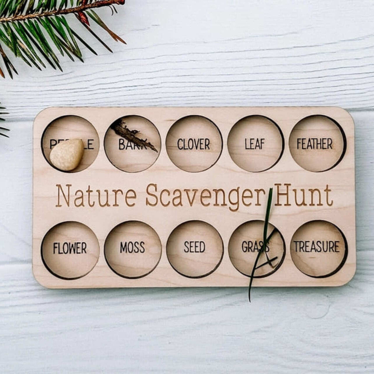 Nature Scavenger Hunt Board