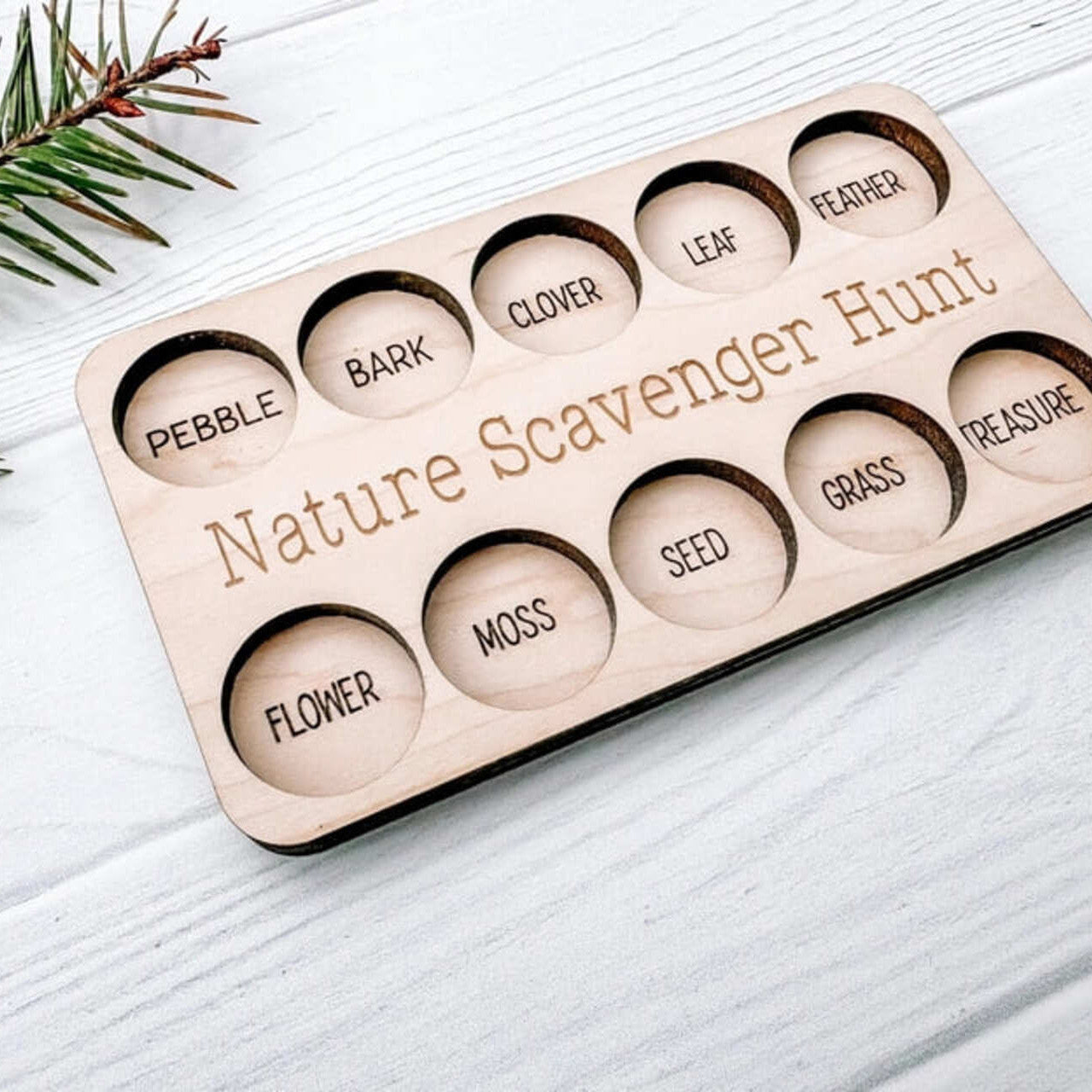Nature Scavenger Hunt Board