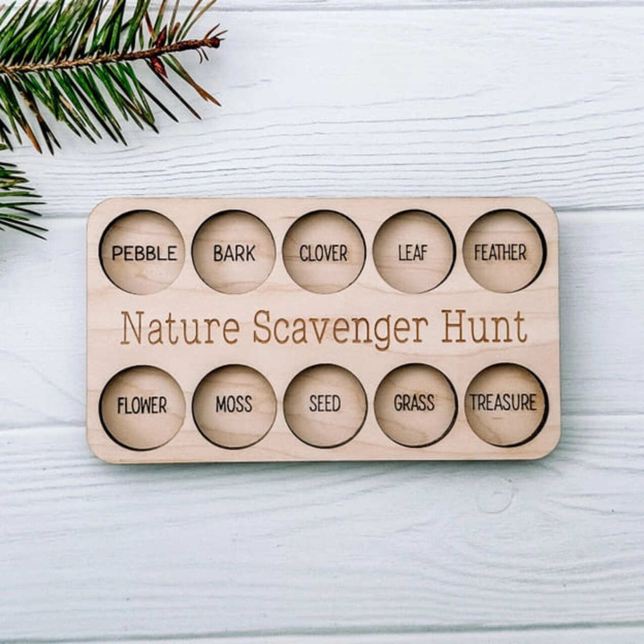 Nature Scavenger Hunt Board