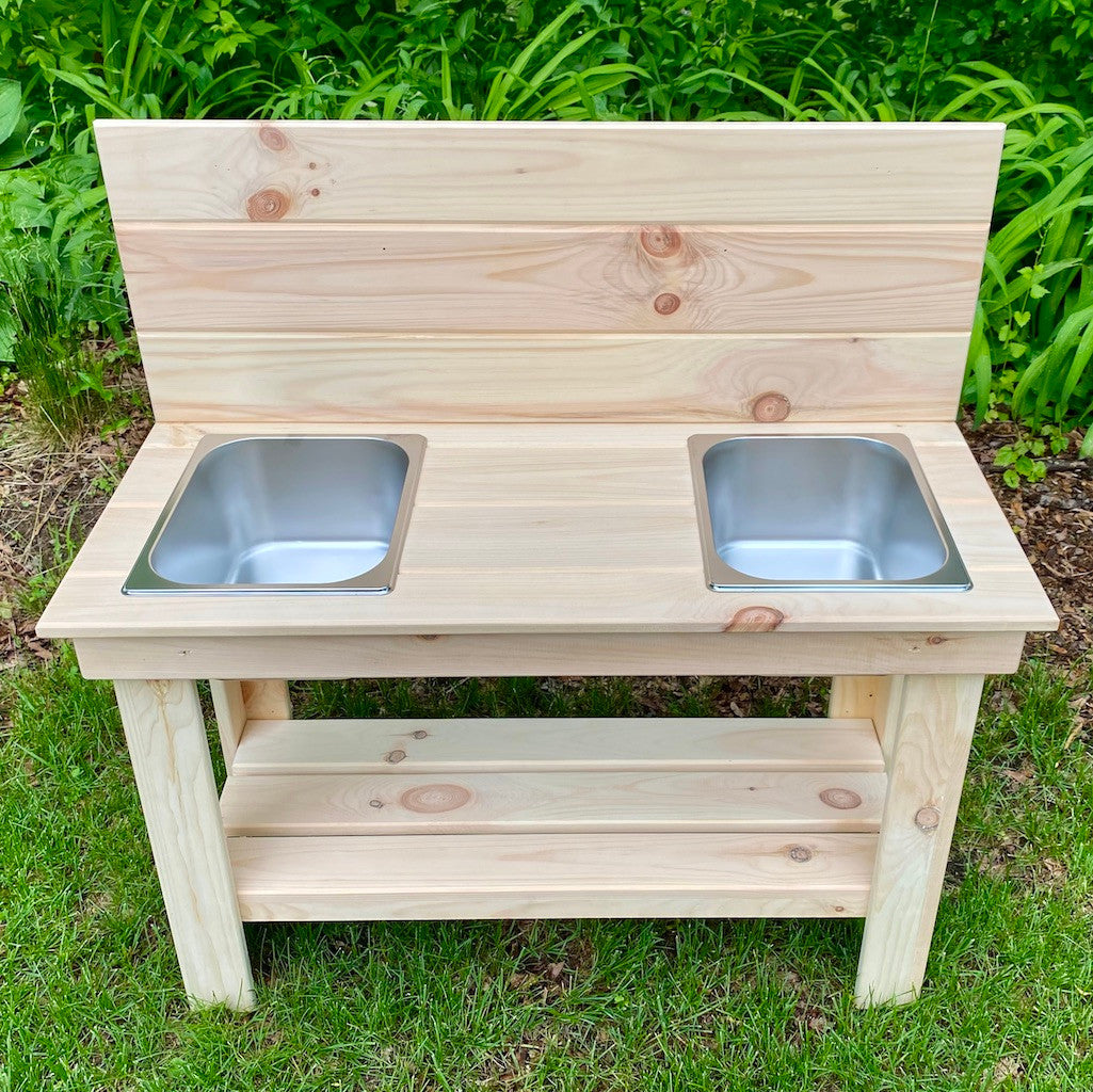 Kids Mud Kitchen - Sensory Play, Handmade | The Monarch Studio