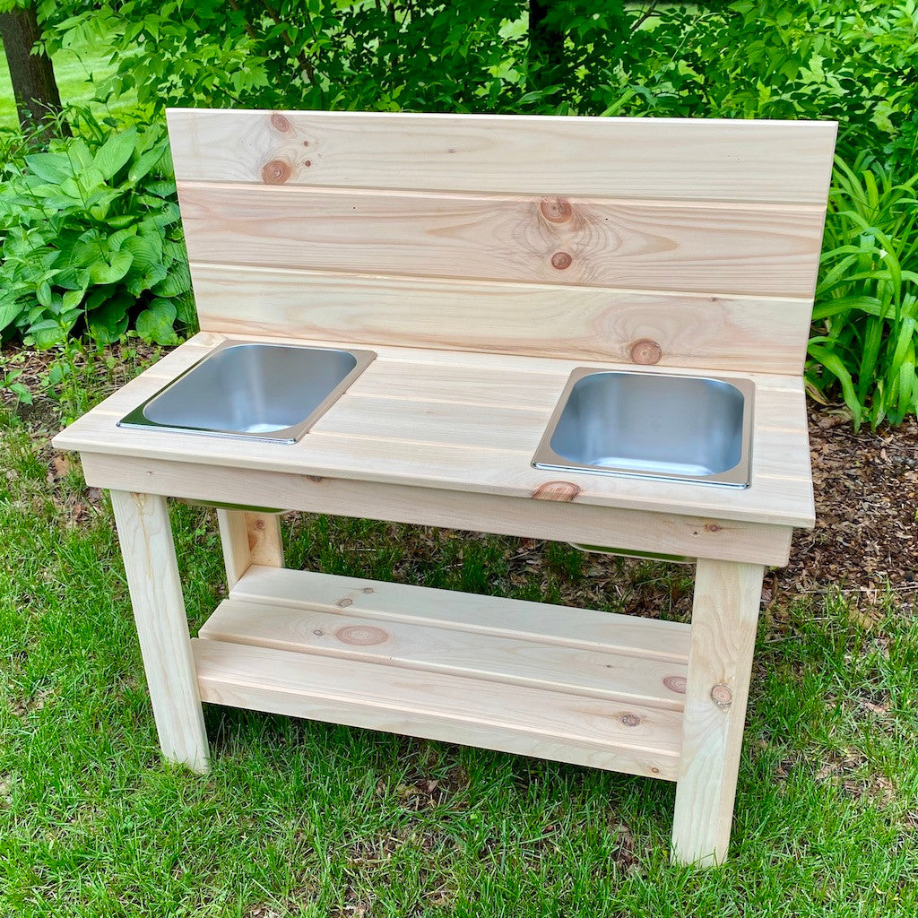 Kids Mud Kitchen - Sensory Play, Handmade | The Monarch Studio