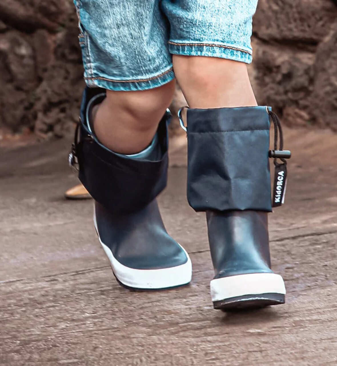 Kids Rain Boots with Above Knee Waders - Waterproof | KidORCA