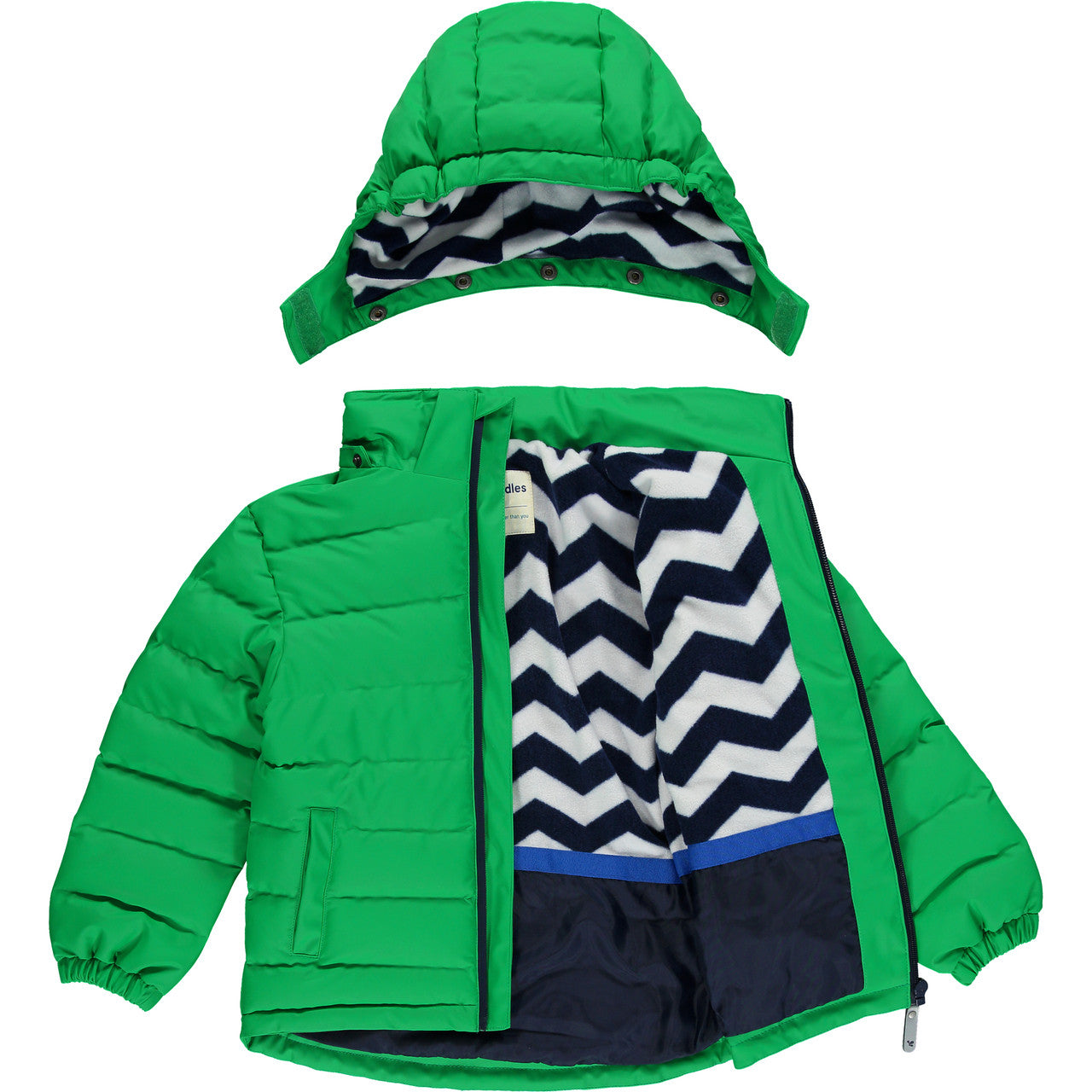 Waterproof Insulated Puffer Jacket-27275 #color_green