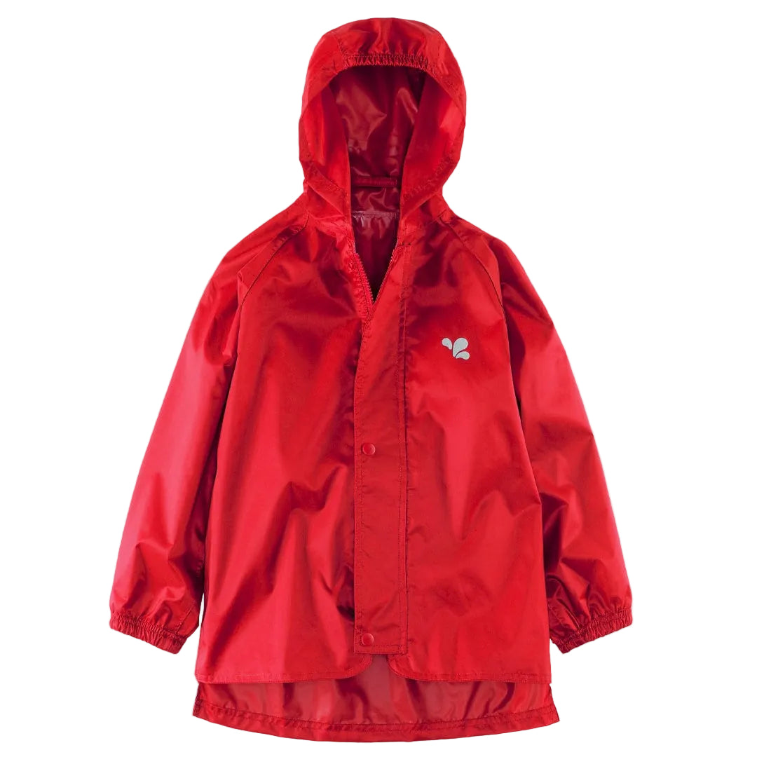 Kids Waterproof Originals Rain Jacket - Unlined, Zip and Storm Flap | Muddy Puddles #color_red