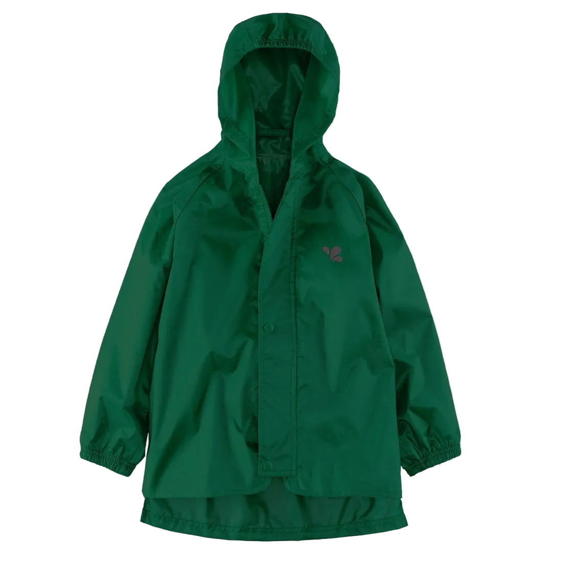 Kids Waterproof Originals Rain Jacket - Unlined, Zip and Storm Flap | Muddy Puddles #color_green