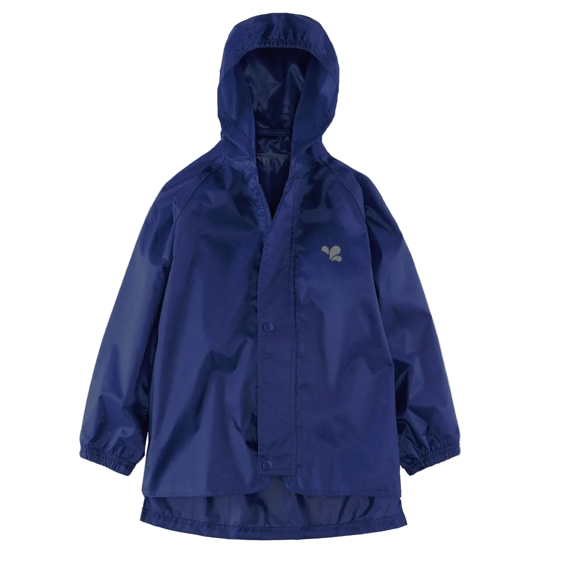 Kids Waterproof Originals Rain Jacket - Unlined, Zip and Storm Flap | Muddy Puddles #color_navy